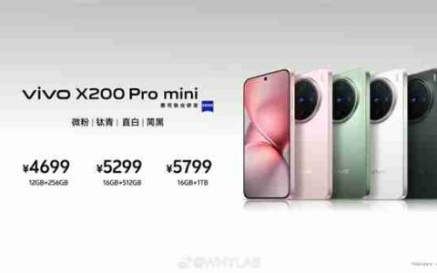 史上最强小屏旗舰登场！vivo X200 Pro mini发布：售价4699元起