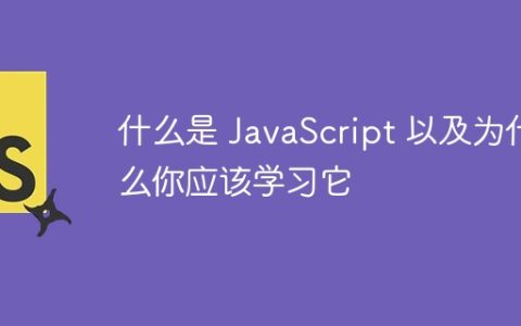 什么是 JavaScript 以及为什么你应该学习它