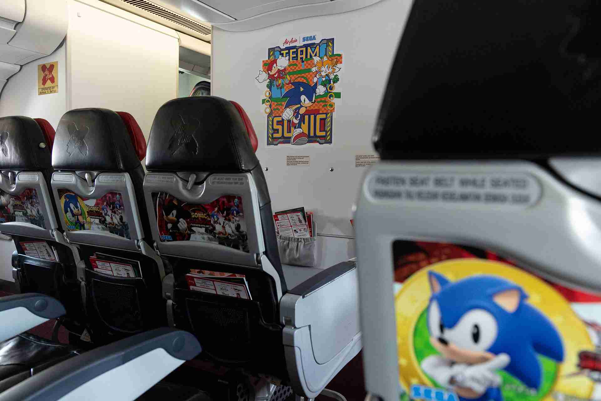 亚洲航空联合世嘉共同庆祝刺猬索尼克航班起航