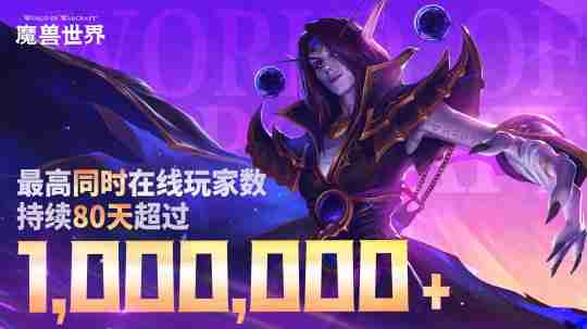 持续80天超100万人在线!魔兽回归后在线数据创10年最佳