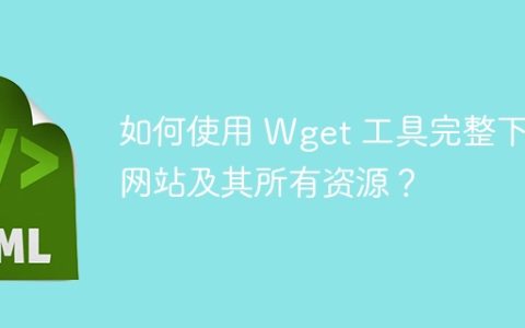 如何使用 Wget 工具完整下载网站及其所有资源？