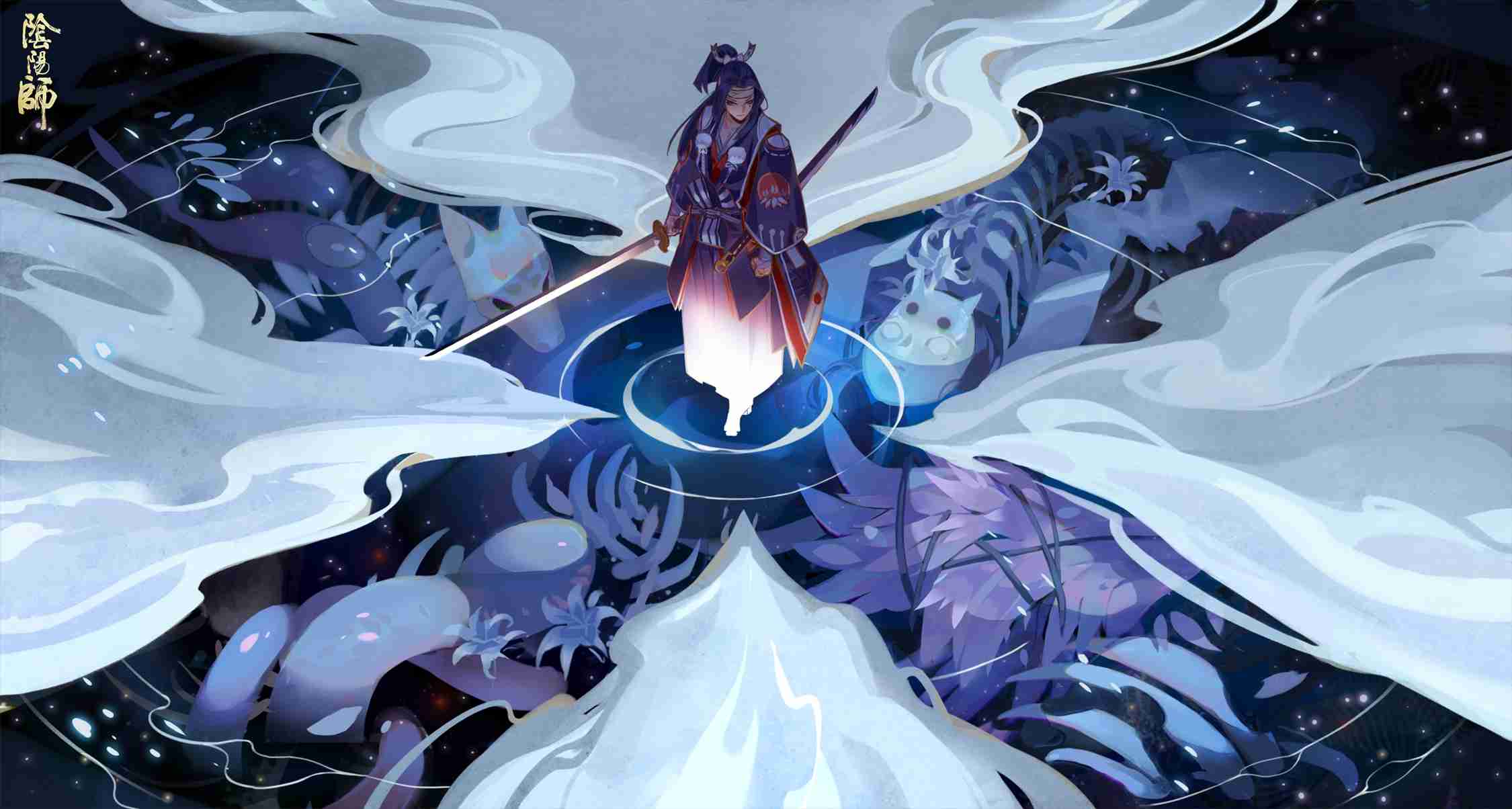 苍狼啸月,暗影狩魂《阴阳师》鬼切花合战新皮肤即将上线!