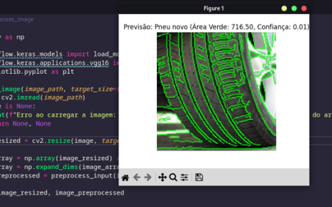 Python 中的人工智能轮胎凹槽分析！