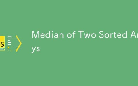 Median of Two Sorted Arrays