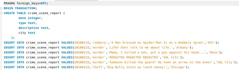 Usando SQLite3