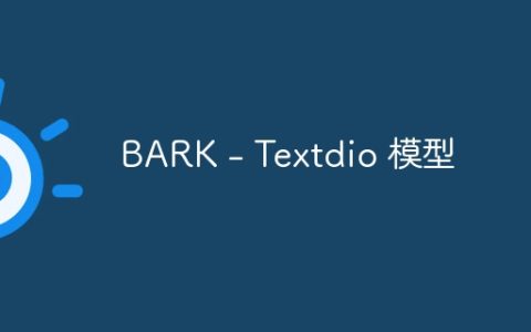 BARK - Textdio 模型