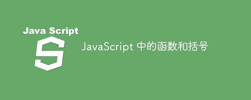 javascript 中的函数和括号