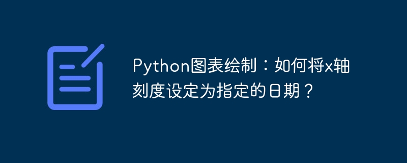 python图表绘制:如何将x轴刻度设定为指定的日期?