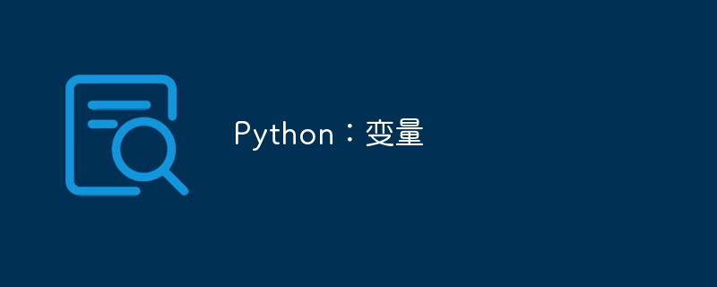 python：变量
