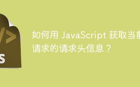 如何用 JavaScript 获取当前请求的请求头信息？