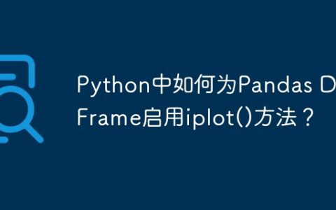 Python中如何为Pandas DataFrame启用iplot()方法？