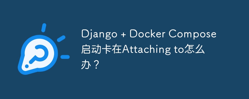 django + docker compose 启动卡在attaching to怎么办?