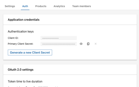 React: LinkedIn Access Token in Steps