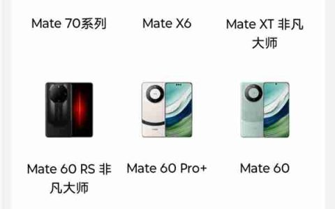 迎接Mate 70！华为Mate 60 RS等将下市：体验店不再陈列