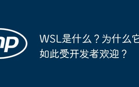 WSL是什么？为什么它如此受开发者欢迎？