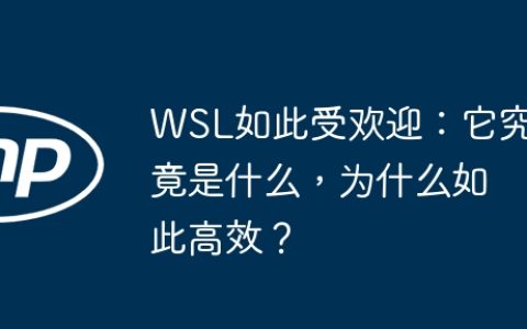 WSL如此受欢迎：它究竟是什么，为什么如此高效？