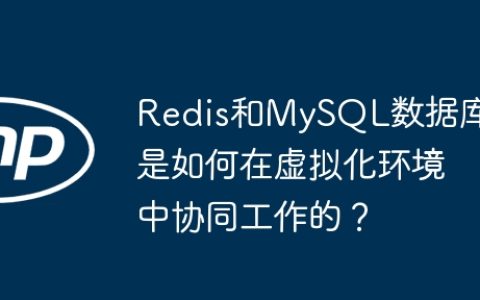 Redis和MySQL数据库是如何在虚拟化环境中协同工作的？