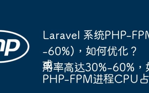Laravel 系统PHP-FPM CPU占用率过高(30%-60%)，如何优化？
或
PHP-FPM进程CPU占用率高达30%-60%，如何有效解决？