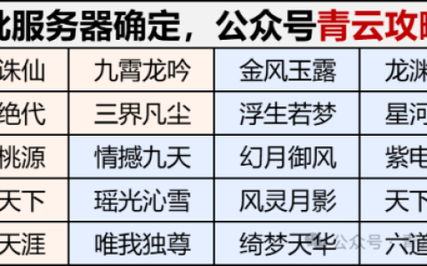 《诛仙世界》全网最细百万银两获取大全(搬砖必备)，13个新区服名替换，身份选择推荐+收益分析！