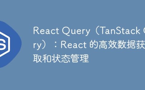React Query（TanStack Query）：React 的高效数据获取和状态管理