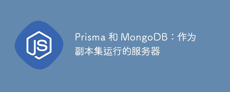 prisma 和 mongodb:作为副本集运行的服务器