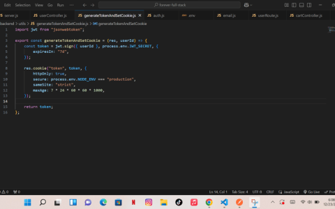 JsonWebTokenError：必须提供jwt