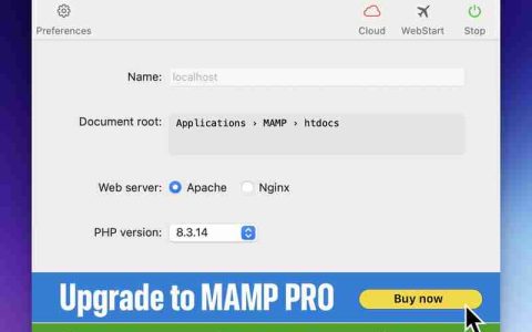我终于找到了 MAMP 的完美替代品