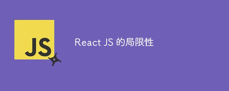 react js 的局限性