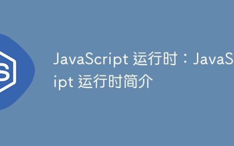 JavaScript 运行时：JavaScript 运行时简介