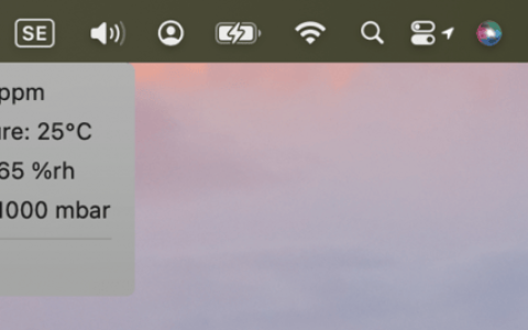 构建 BLE 实时 macOS 菜单栏应用程序