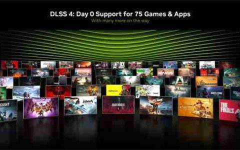 DLSS 4技术支持游戏名单公布 75款游戏首日即可体验