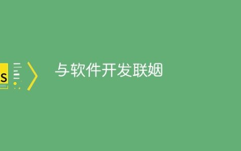 与软件开发联姻
