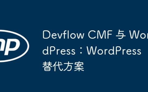 Devflow CMF 与 WordPress：WordPress 替代方案