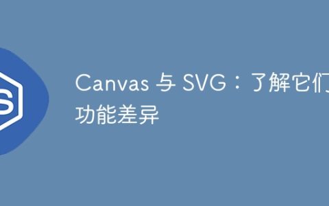 Canvas 与 SVG：了解它们的功能差异