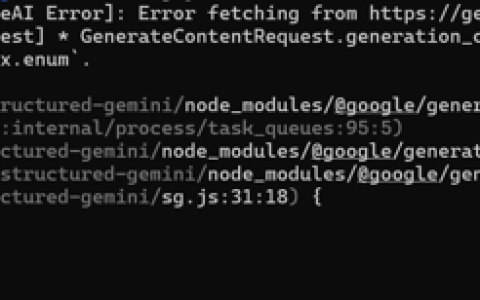 如何在双子座AI中生成结构化输出（JSON，YAML）