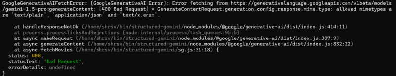 如何在双子座AI中生成结构化输出(JSON,YAML)