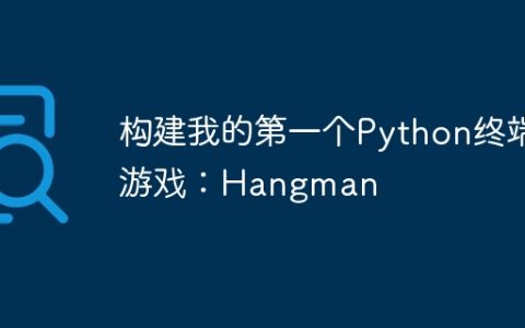 构建我的第一个Python终端游戏：Hangman