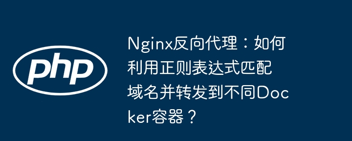 nginx反向代理:如何利用正则表达式匹配域名并转发到不同docker容器?