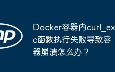 Docker容器内curl_exec函数执行失败导致容器崩溃怎么办？