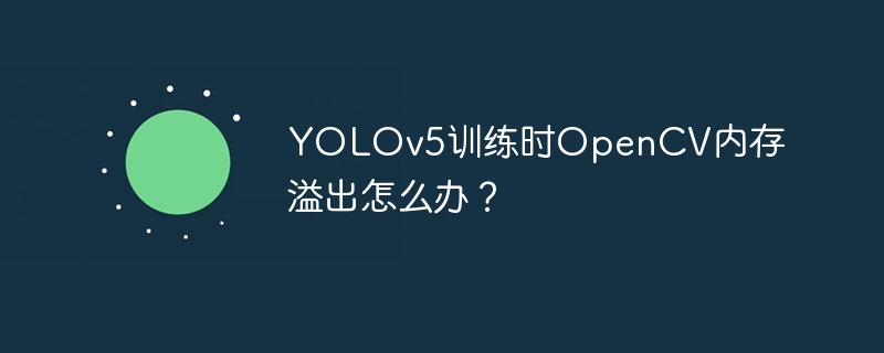 yolov5训练时opencv内存溢出怎么办?