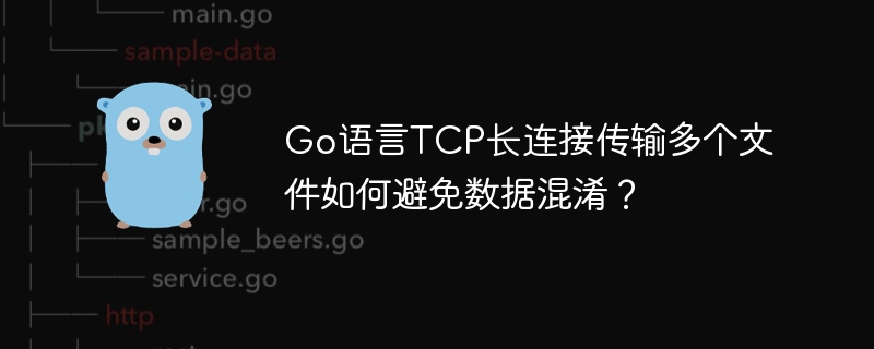 go语言tcp长连接传输多个文件如何避免数据混淆？