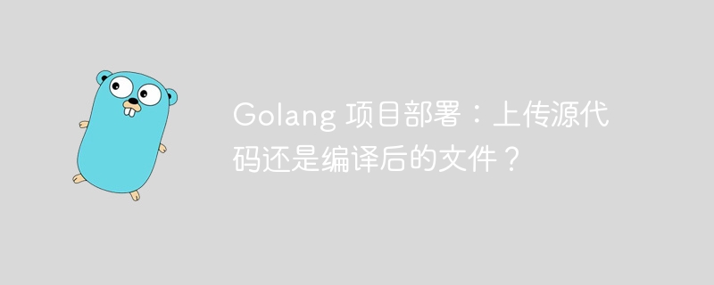 golang 项目部署:上传源代码还是编译后的文件?