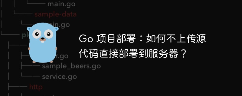 go 项目部署:如何不上传源代码直接部署到服务器?