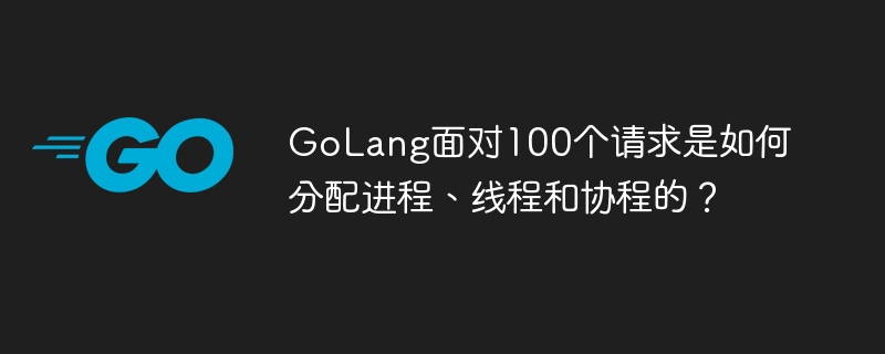 golang面对100个请求是如何分配进程、线程和协程的?