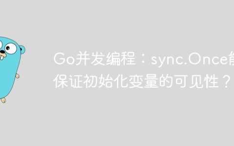Go并发编程：sync.Once能否保证初始化变量的可见性？