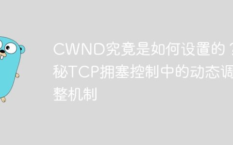 CWND究竟是如何设置的？探秘TCP拥塞控制中的动态调整机制