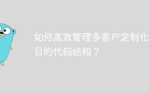 如何高效管理多客户定制化项目的代码结构？
