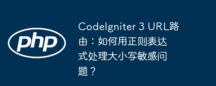 codeigniter 3 url路由:如何用正则表达式处理大小写敏感问题?