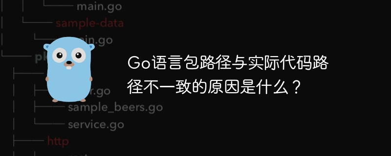 go语言包路径与实际代码路径不一致的原因是什么?