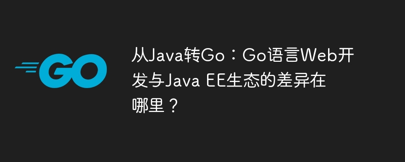 从java转go:go语言web开发与java ee生态的差异在哪里?